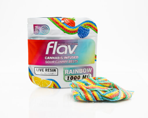 FLAV 1000MG SOUR GUMMY BELTS